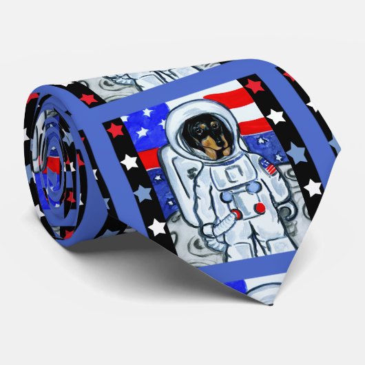CRAVATE DOXIE ASTRONAUT (Roulé)