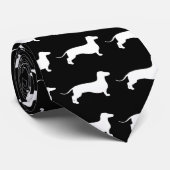 Cravate Doxie blanc (Roulé)