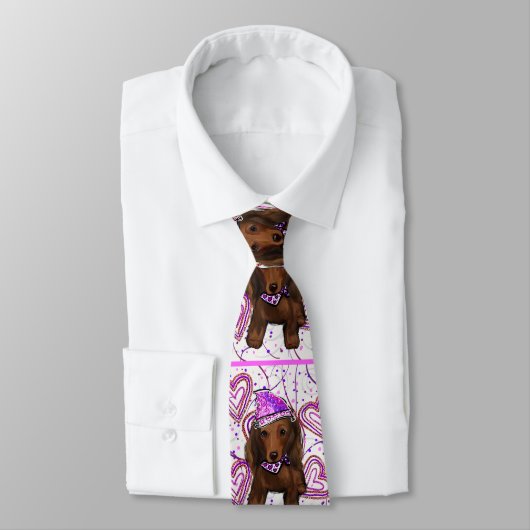 CRAVATE DOXIE ROUGE LONGTEMPS HAÏS (Attaché)