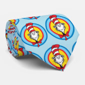 Cravate Dr Seuss | Chat dans le graphique de la tête du Ca (Roulé)