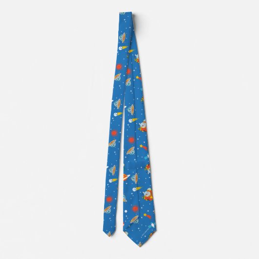 Cravate Dr Seuss | Chat dans le Motif spatial Casquette (Dos)