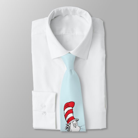 Cravate Dr. Seuss I Chat dans le Casquette debout haut (Attaché)