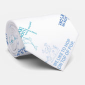 Cravate Dr Seuss | Motif de devis Fête des pères (Roulé)