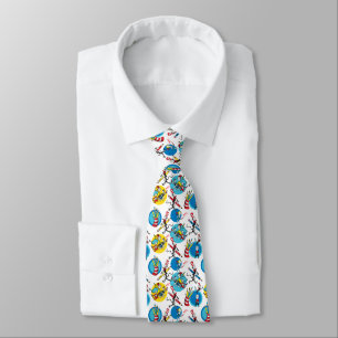 Cravate Dr. Seuss Personnages au crayon motif