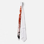 Cravate Dracula sanglant vampire horreur mens necktie - cr (Dos)