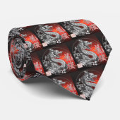 Cravate Dragon chinois (Roulé)