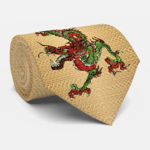 Dragon chinois rouge et vert v 15