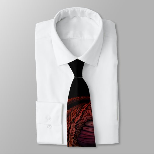 Cravate Dragon (conception de signature) (Attaché)