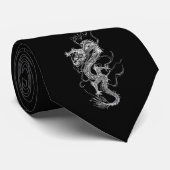 Cravate Dragon dansant (Roulé)