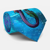 Cravate Dragon de galaxie (Roulé)