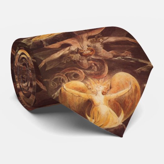 Cravate Dragon de William Blake (Roulé)