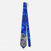 Cravate Dragon d'or incorporé (Devant)