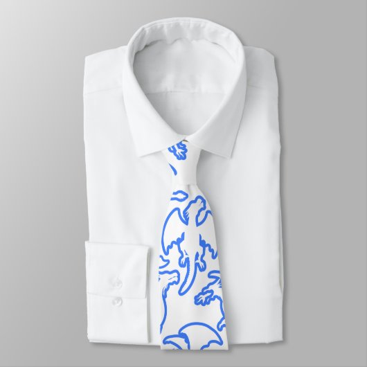 Cravate Dragon, plan motif 03.b (Attaché)