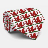 Cravate Dragon rouge du Pays de Galles (Roulé)