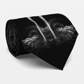 Cravate Dragon Smoke Black (Roulé)