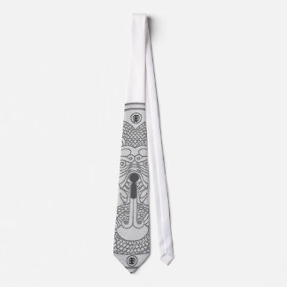 Cravate Dragon Stylisé sur mesure avec monogramme