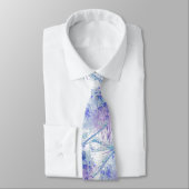 Cravate Dragonfly originale aquarelle dans Blue Mauve Natu (Attaché)