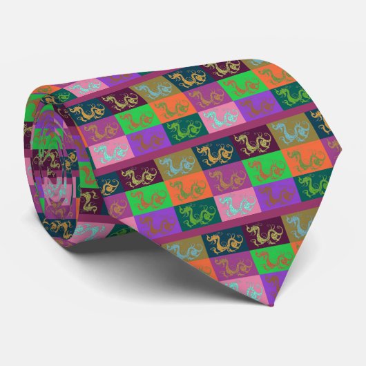 Cravate Dragons (Roulé)