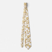 Cravate Dragons d'or Motif Non BG (Dos)