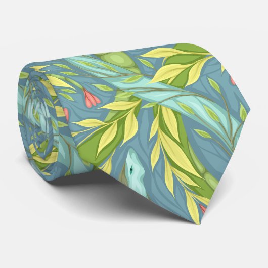 Cravate Dragons en bois (Roulé)