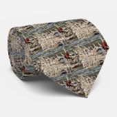 Cravate Drake roux (Roulé)