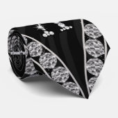 Cravate Drapé dans les diamants (Roulé)