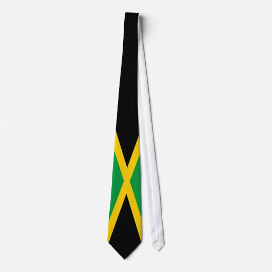 Cravate Drapeau 1 de la Jamaïque (Devant)
