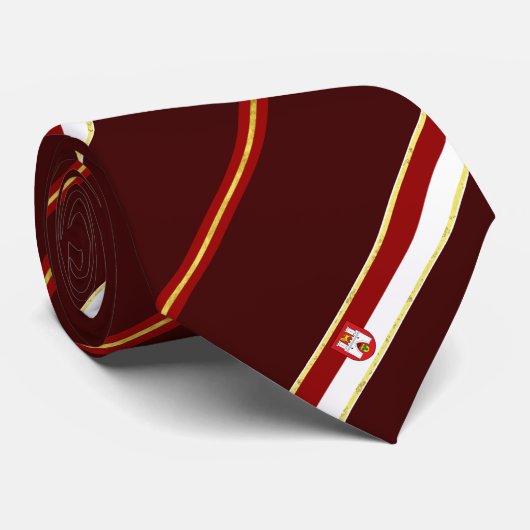 Cravate Drapeau à bandes de Hanovre (Roulé)