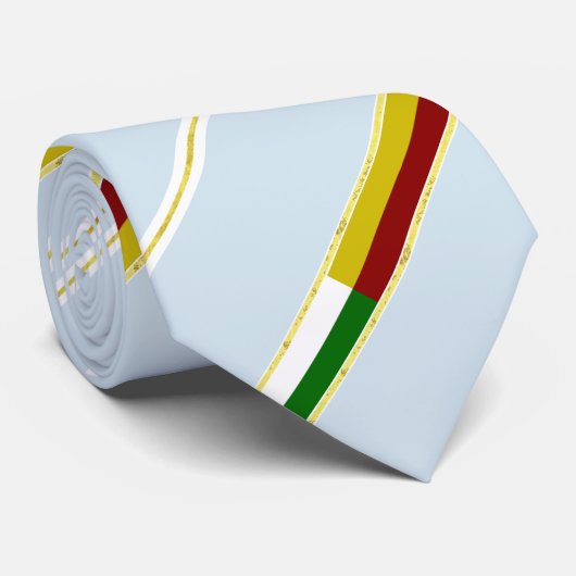 Cravate Drapeau à bandes plzen (Roulé)