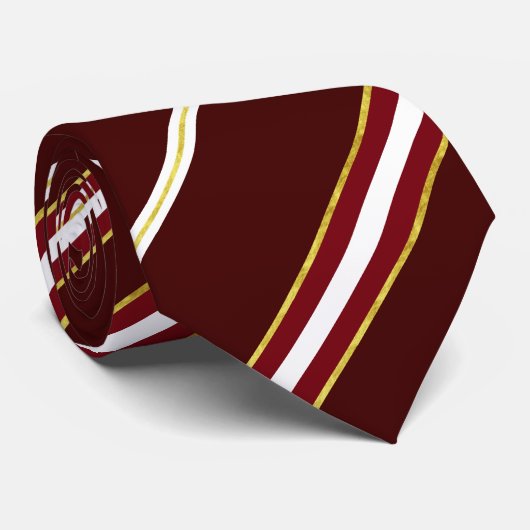 Cravate Drapeau à rayures autrichien (Roulé)