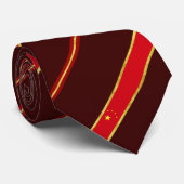 Cravate Drapeau à rayures chinois (Roulé)