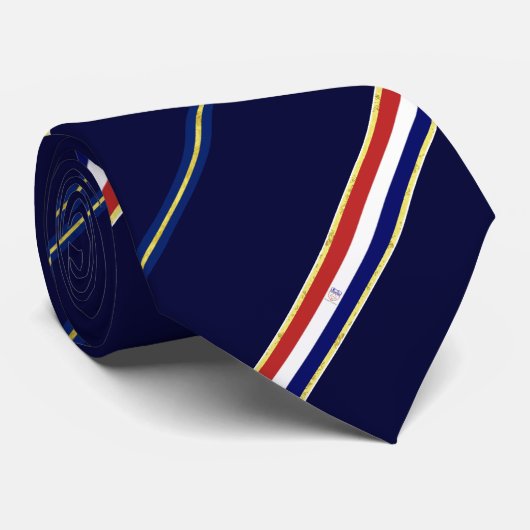 Cravate Drapeau à rayures Cleveland (Roulé)