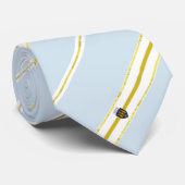 Cravate Drapeau à rayures de Chișinău (Roulé)
