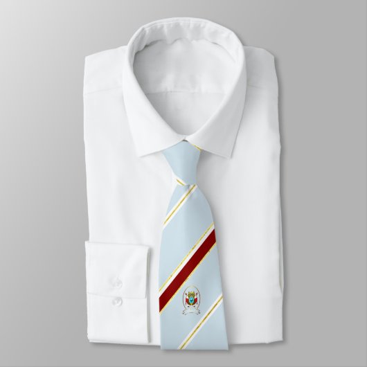 Cravate Drapeau à rayures de Dubaï (Attaché)