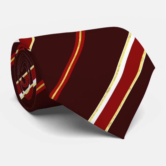 Cravate Drapeau à rayures de Dubaï (Roulé)