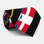 Cravate Drapeau à rayures de piemonte (Roulé)
