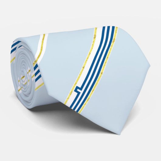 Cravate Drapeau à rayures de Podgorica (Roulé)