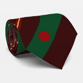 Cravate Drapeau à rayures du Bangladesh (Roulé)