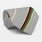 Cravate Drapeau à rayures du Kenya (Roulé)