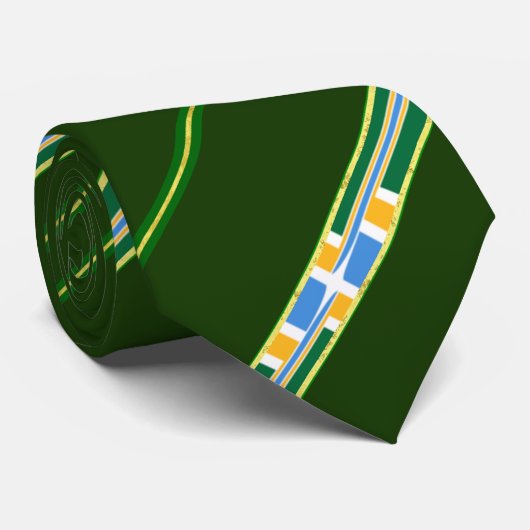 Cravate Drapeau à rayures Portland (Roulé)