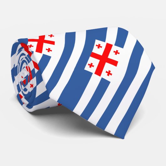 Cravate Drapeau Adjara Patriotique (Roulé)