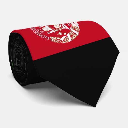 Cravate Drapeau Afghanistan (Roulé)