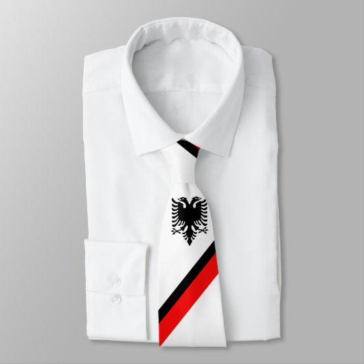 Cravate Drapeau albanais (Attaché)