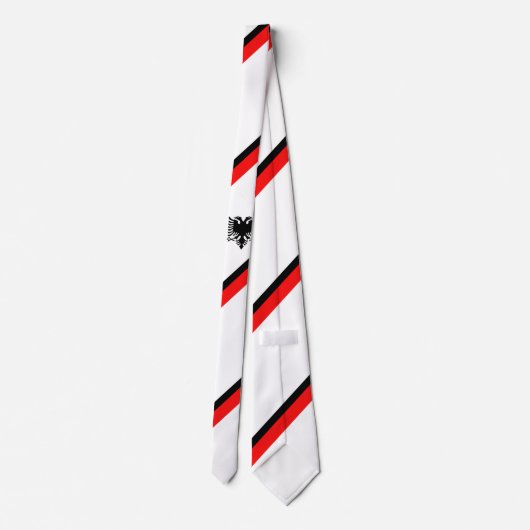 Cravate Drapeau albanais (Dos)