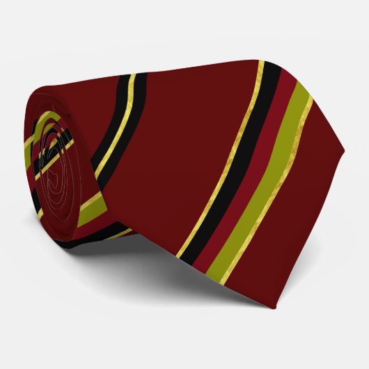 Cravate Drapeau allemand de rayures (Roulé)