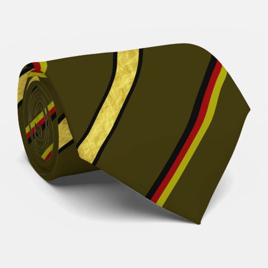 Cravate Drapeau allemand de rayures (Roulé)