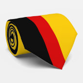 Cravate Drapeau allemand & Voyage Allemagne, affaires / sp (Roulé)