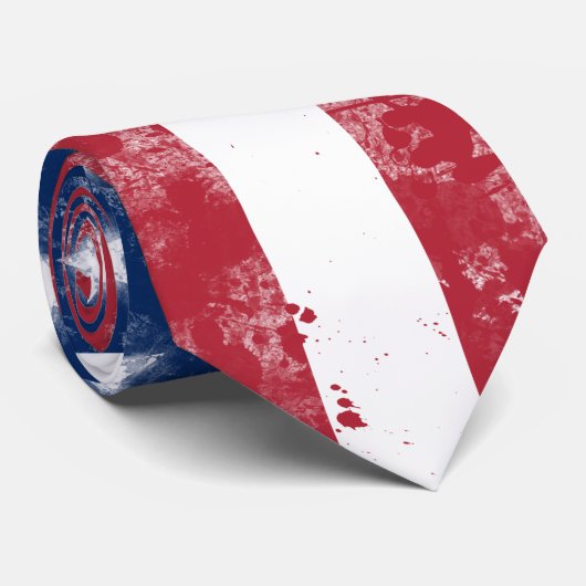 Cravate Drapeau américain (Roulé)