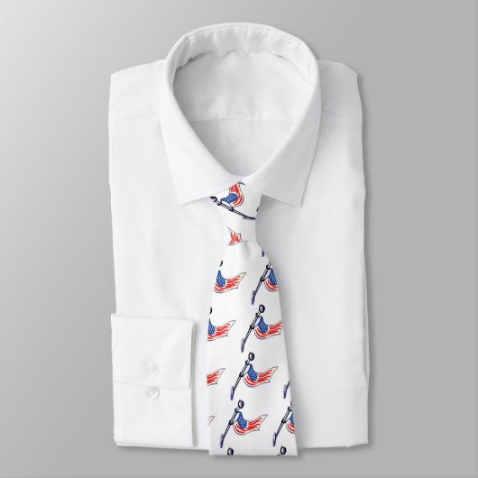 Cravate Drapeau américain (Attaché)