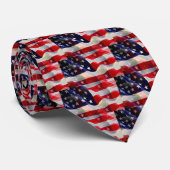 Cravate Drapeau américain (Roulé)